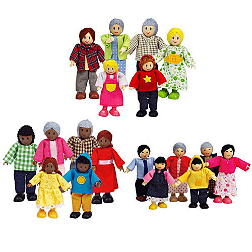 Happy Dollhouse Families