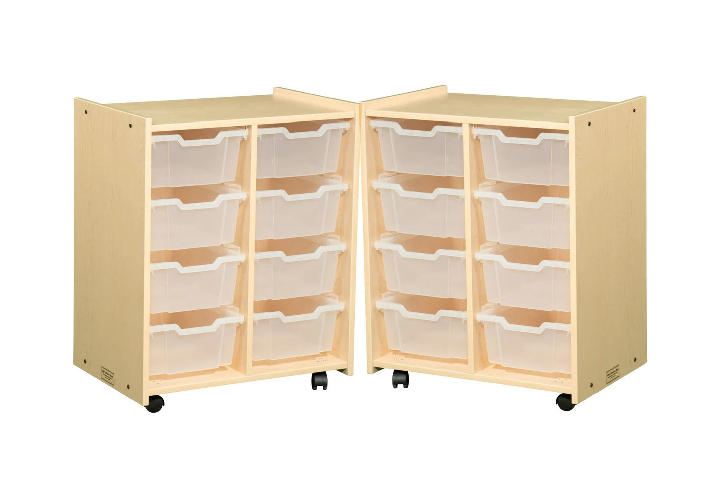 Hinged Interchangeable Bin Storage