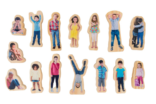 How Am I Feeling Today - Wooden People - Set of 15