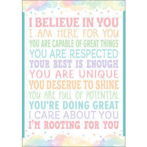 I Believe In You Positive Poster