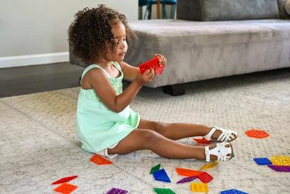 Translucent Sensory Pattern Blocks - Set Of 60