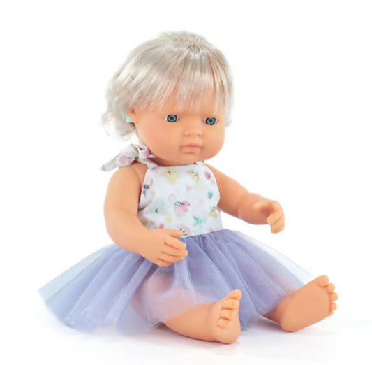 Inclusive Dolls- My Friends and Me Doll Collection - Blonde Caucasian Girl (with Hearing Aid)