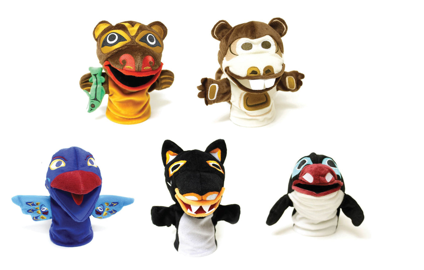 Indigenous Hand Puppets Set 1 of 5