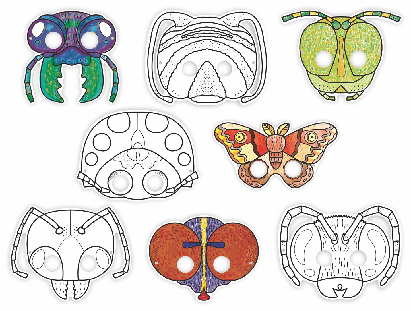 Insect Masks - 24 Pieces