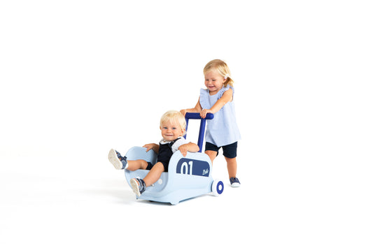 Italo Push Shopping Cart - Blue