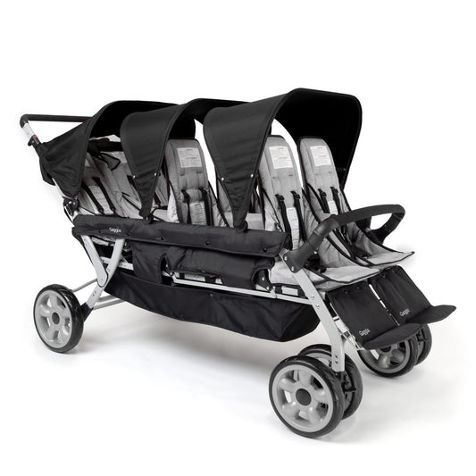 Jamboree 6-Passenger Stroller (Black)