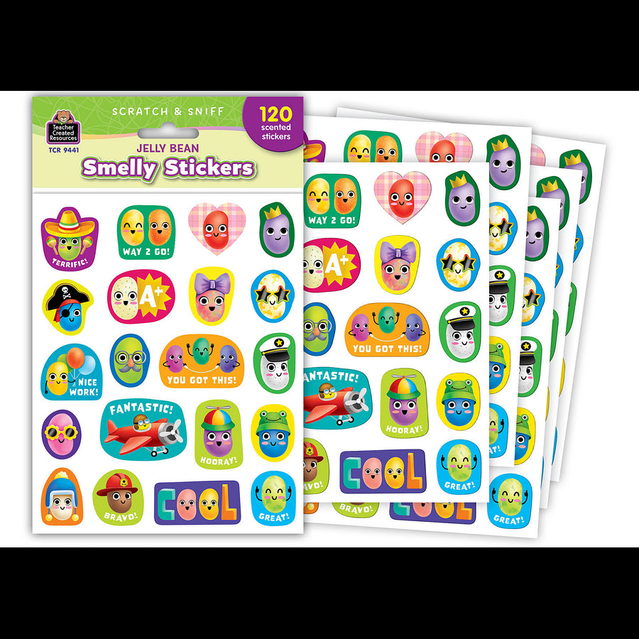 Jelly Bean Smelly Stickers