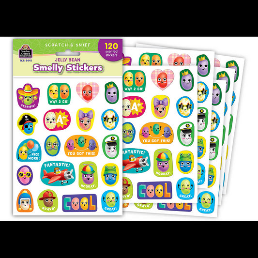 Jelly Bean Smelly Stickers