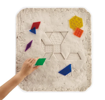 Translucent Sensory Pattern Blocks - Set Of 60