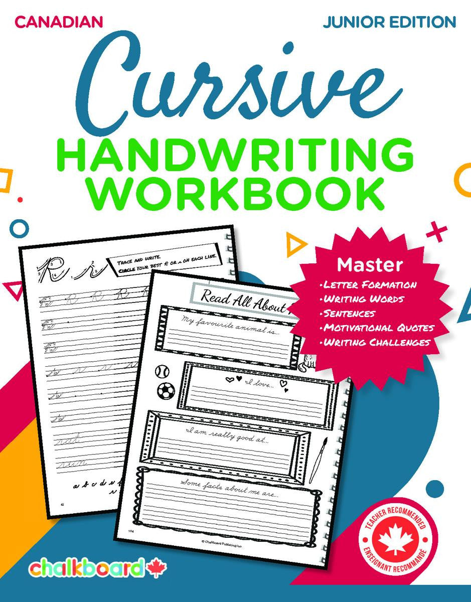 Junior Cursive Handwriting Workbook