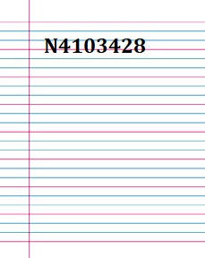 Junior Exercise Books - 7"x9" (Ruling over 7" side - with Margin, 40 pages, 25/pk)