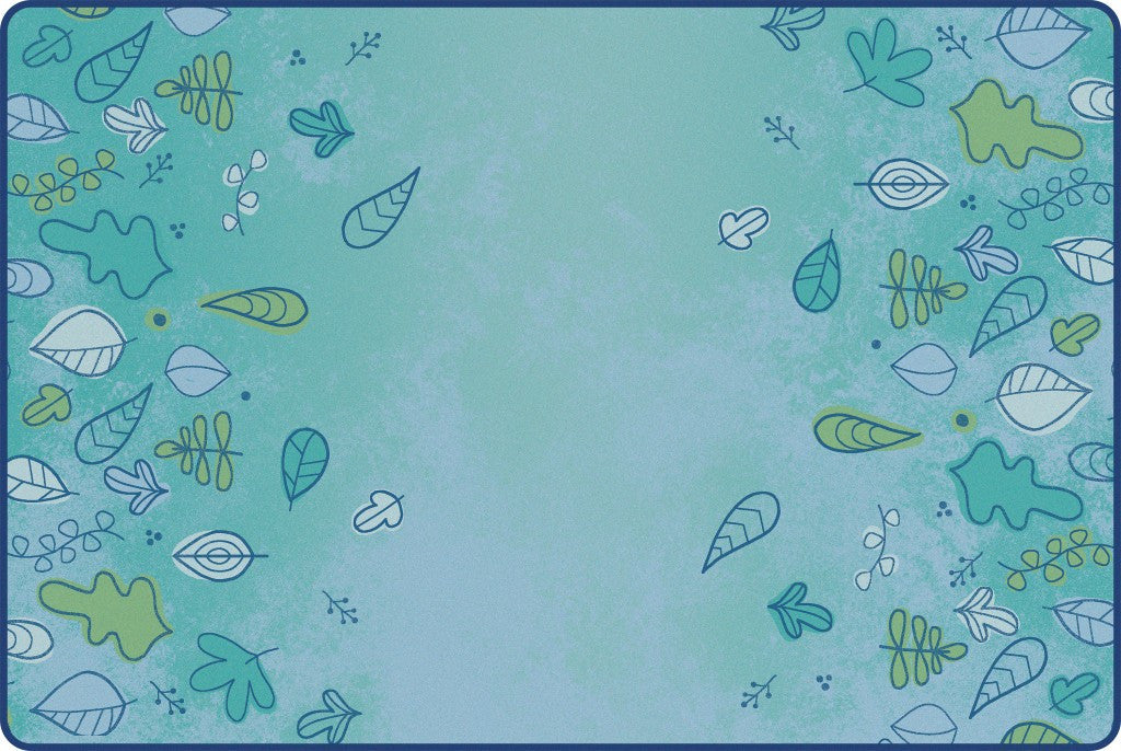 KIDSoft™ Falling Leaves Border Rectangular Rugs