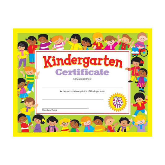 Kindergarten Certificate