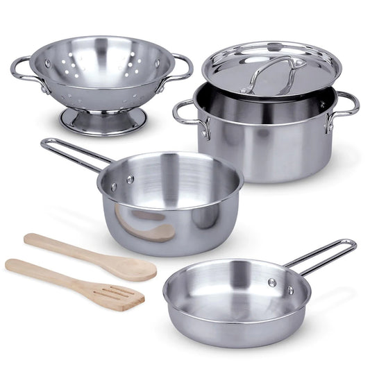 Kitchen Set with Steel Utensils