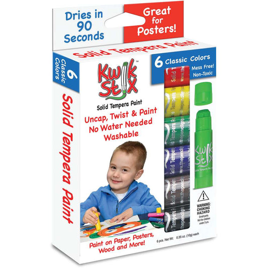Kwik Stix 6pk (Tempera Paint Stick)