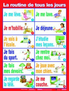 la routine de tous les jours