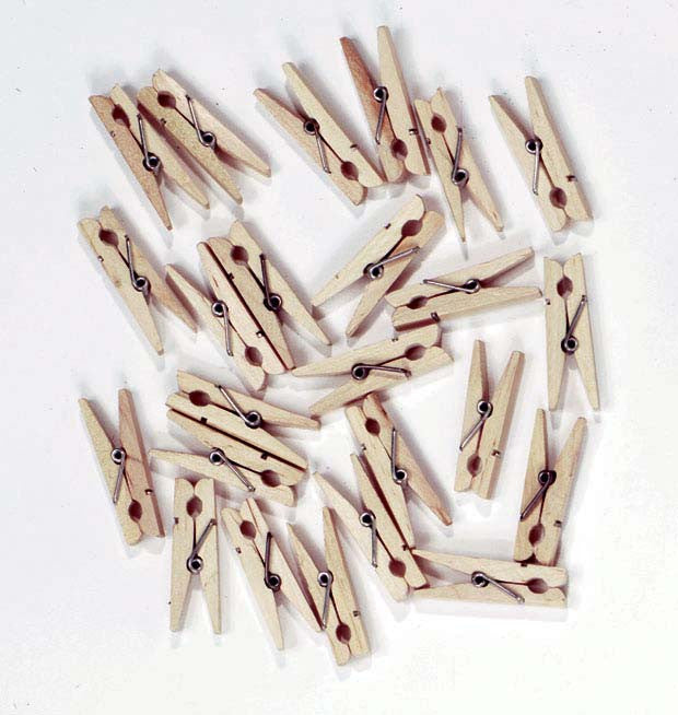 Large Clothespins 24 Pcs
