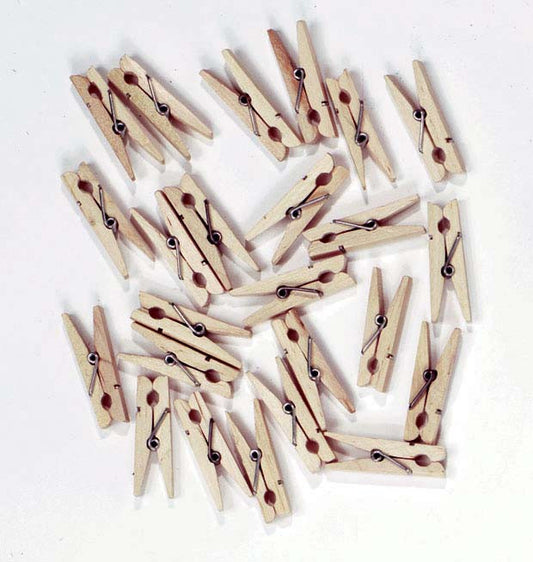 Large Clothespins 24 Pcs