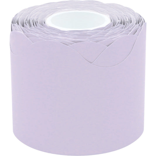Lavender Scalloped Rolled Border Trim