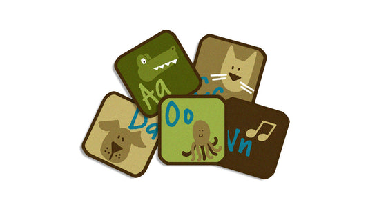 Learning Blocks Nature- Square Set of 26 Seats (12")