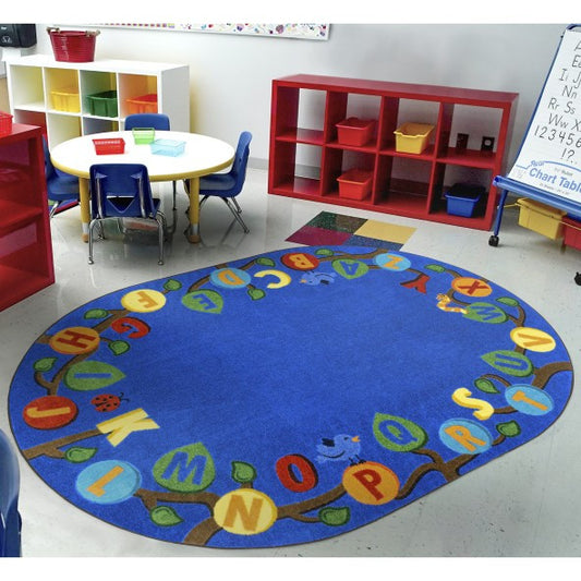 Learning Tree Oval Rug