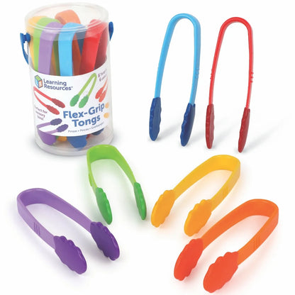Flex-Grip Tongs - Set of 6