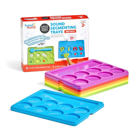 Little Minds at Work™ Sound Segmenting Trays, Set of 6