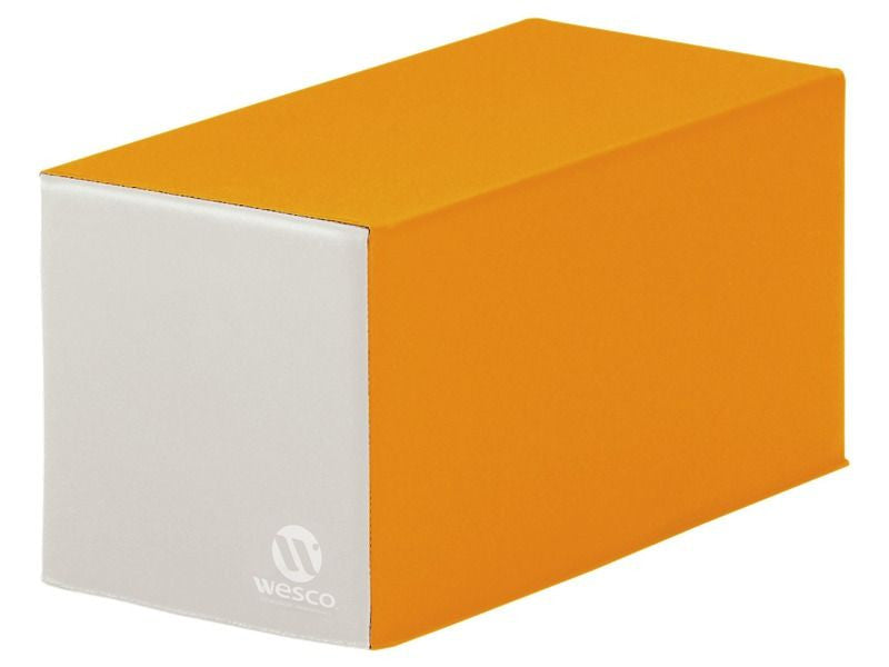Long Cube Block Module- Ivory/Light Orange