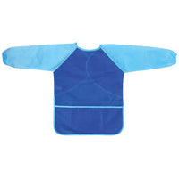 Long Sleeve Waterproof Smock- Blue (Medium)