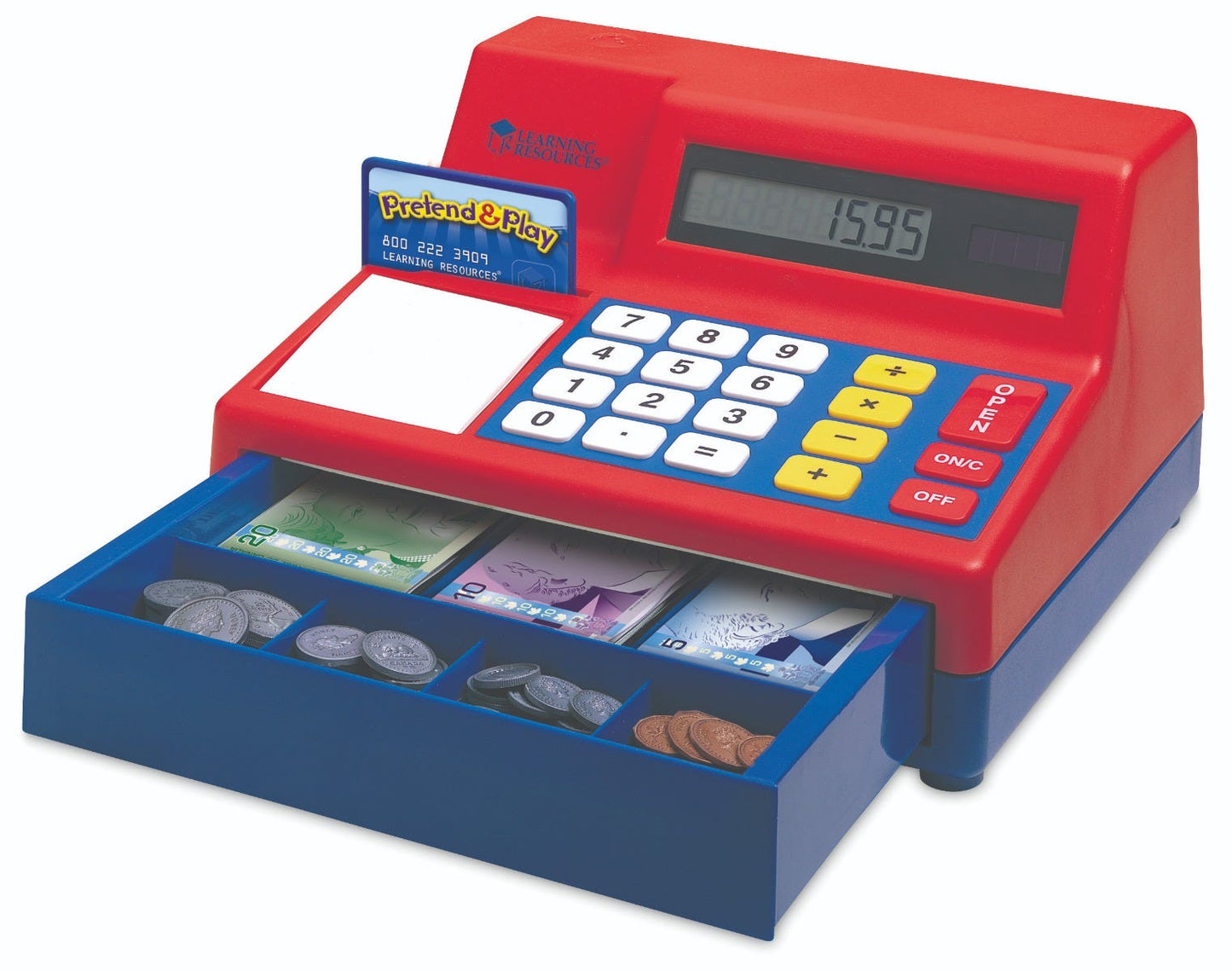 Pretend & Play® Calculator Cash Register with Canadian Currency