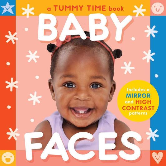 Baby Faces (A Tummy Time, High Contrast, Accordian Board Book)
