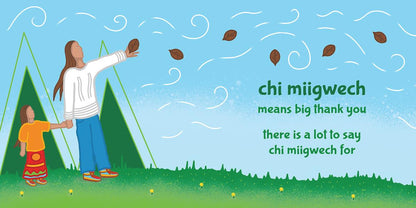 chi miigwech, big thank you