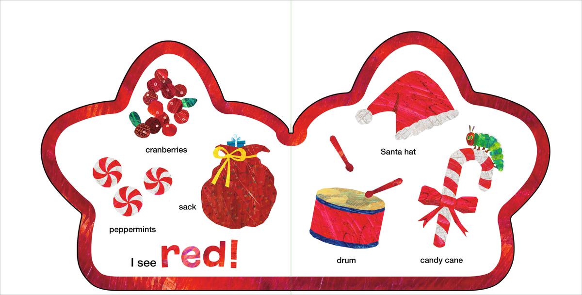 The Very Hungry Caterpillar's Christmas Colors