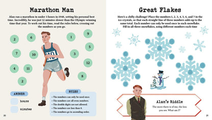 Alan Turing's Puzzle Machine: 100 Number Puzzles