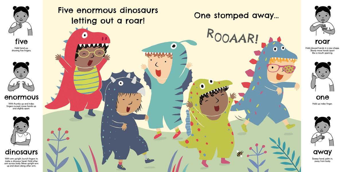 Five Enormous Dinosaurs ASL