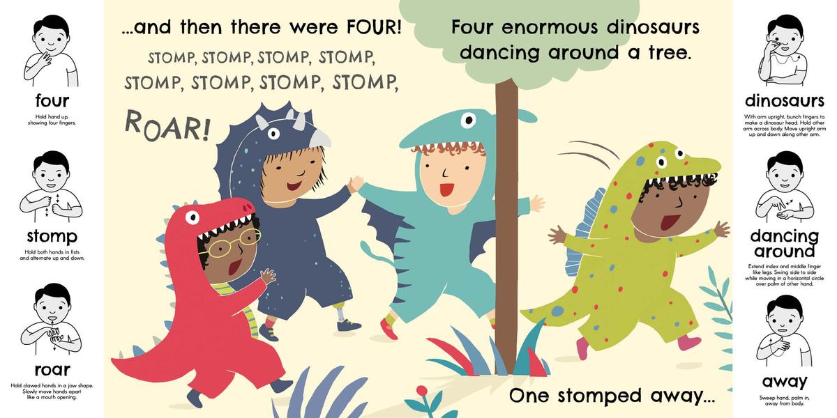 Five Enormous Dinosaurs ASL