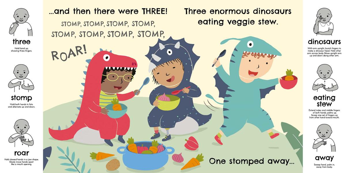 Five Enormous Dinosaurs ASL