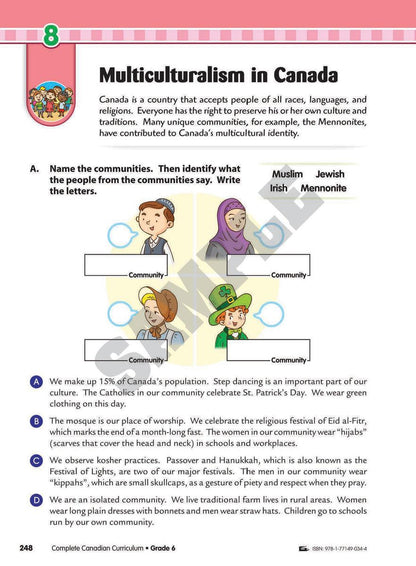 Complete Canadian Curriculum: Grade 6 (Enriched Edition)