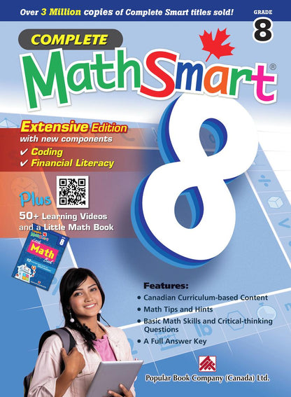 Complete MathSmart: Grade 8 (Extensive Edition)