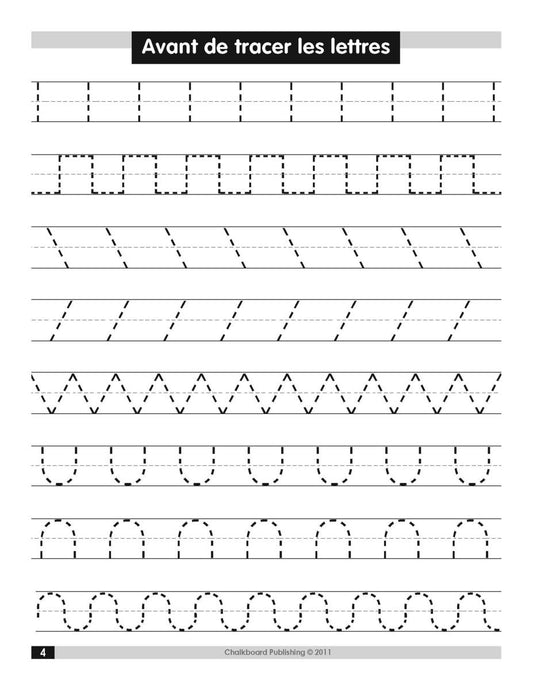 Exercices d'écriture script pour tous les jours mat. à 2e année