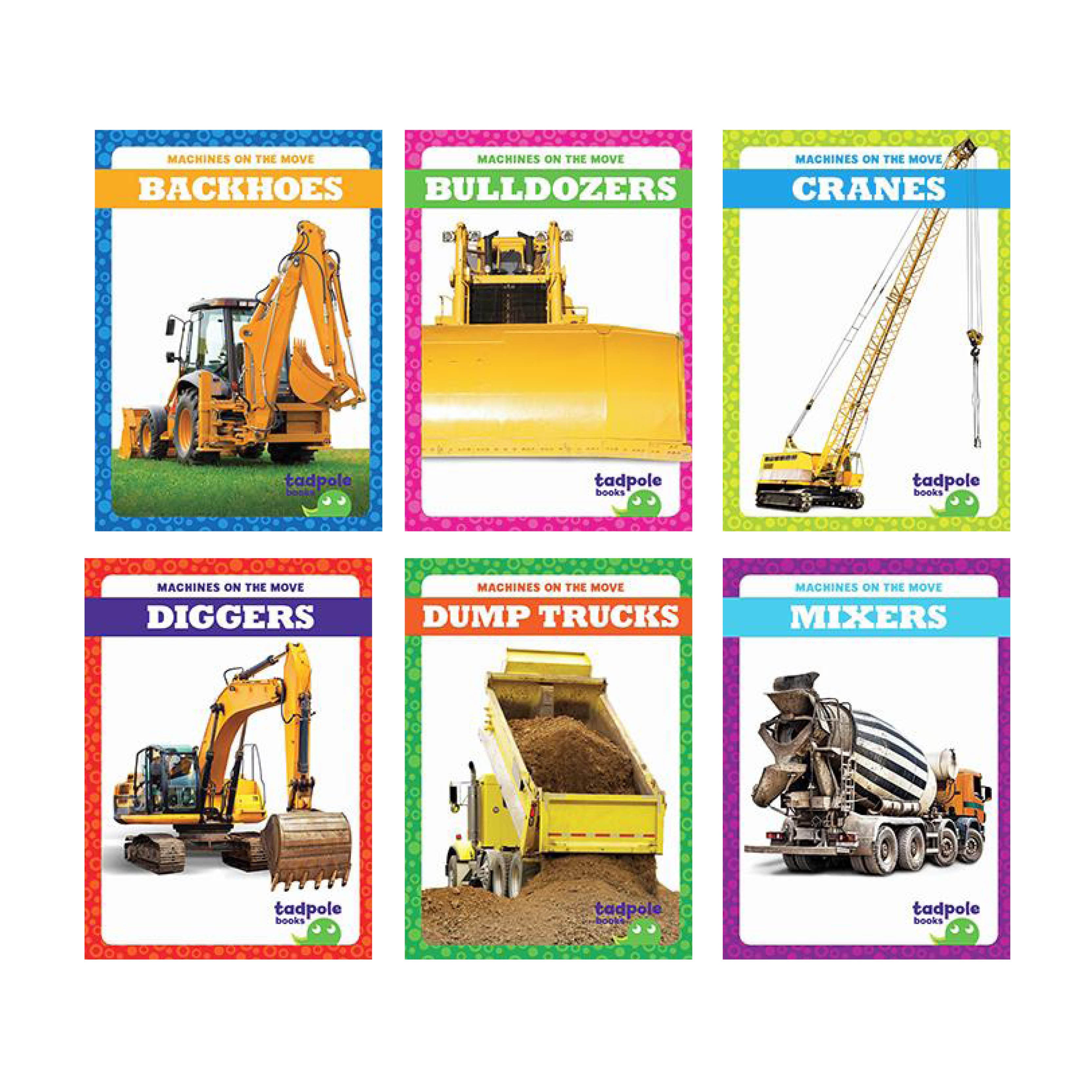 Machines on the Move (Set of 6 Books) – Sonsuh Educational Supplies Inc.