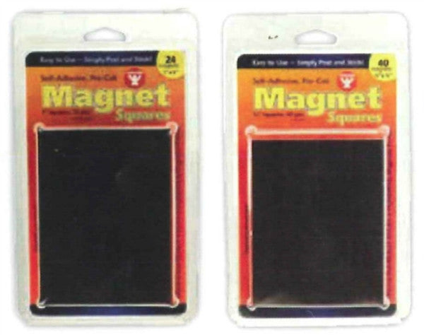 Magnet squares 3/4" self adhesive