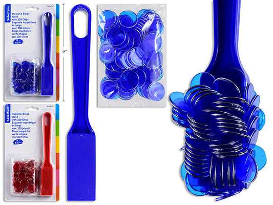 Magnetic Bingo Wand with 100 Chips - Single