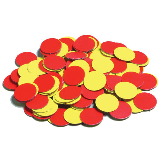 Magnetic Foam Two Colour Counters - Set of 200