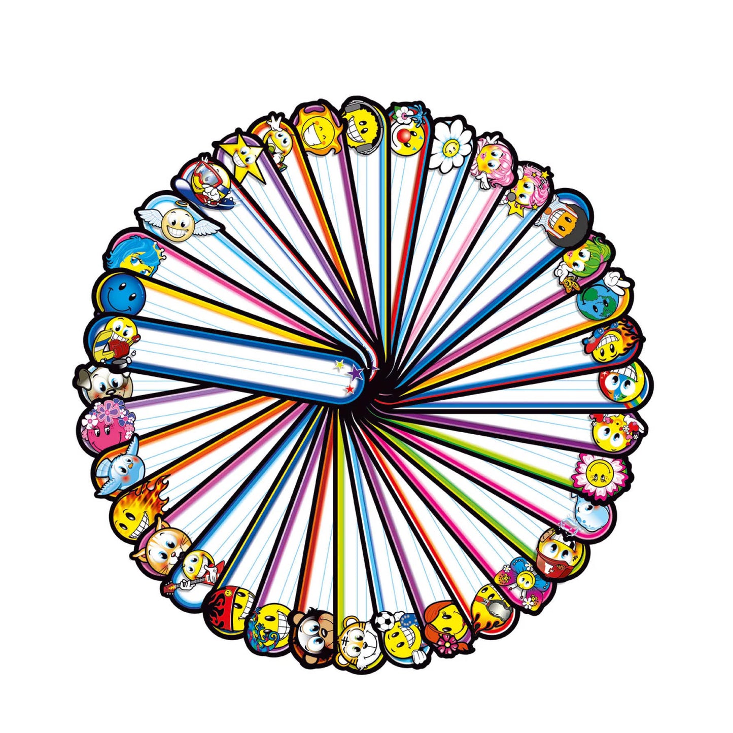 Magnetic ID Name Plates Set (Set of 36)