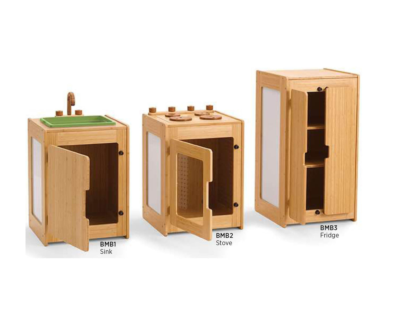 Make Believe Kitchen Set - Set of 3