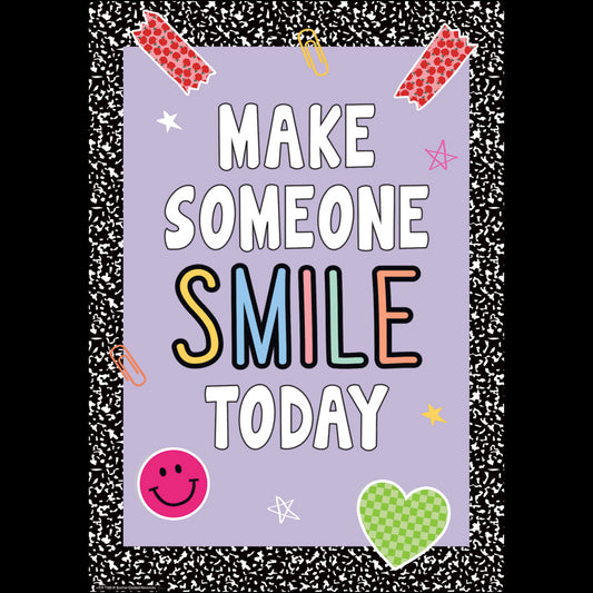 Make Someone Smile Today Positive Poster