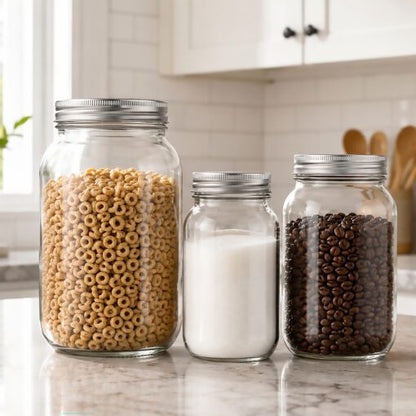 Plastic Mason Jars