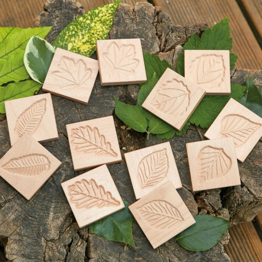 Match Me Sensory Leaf Tiles Set of 12