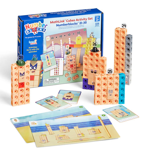 MathLink® Cubes Numberblocks® 21-30 Activity Set